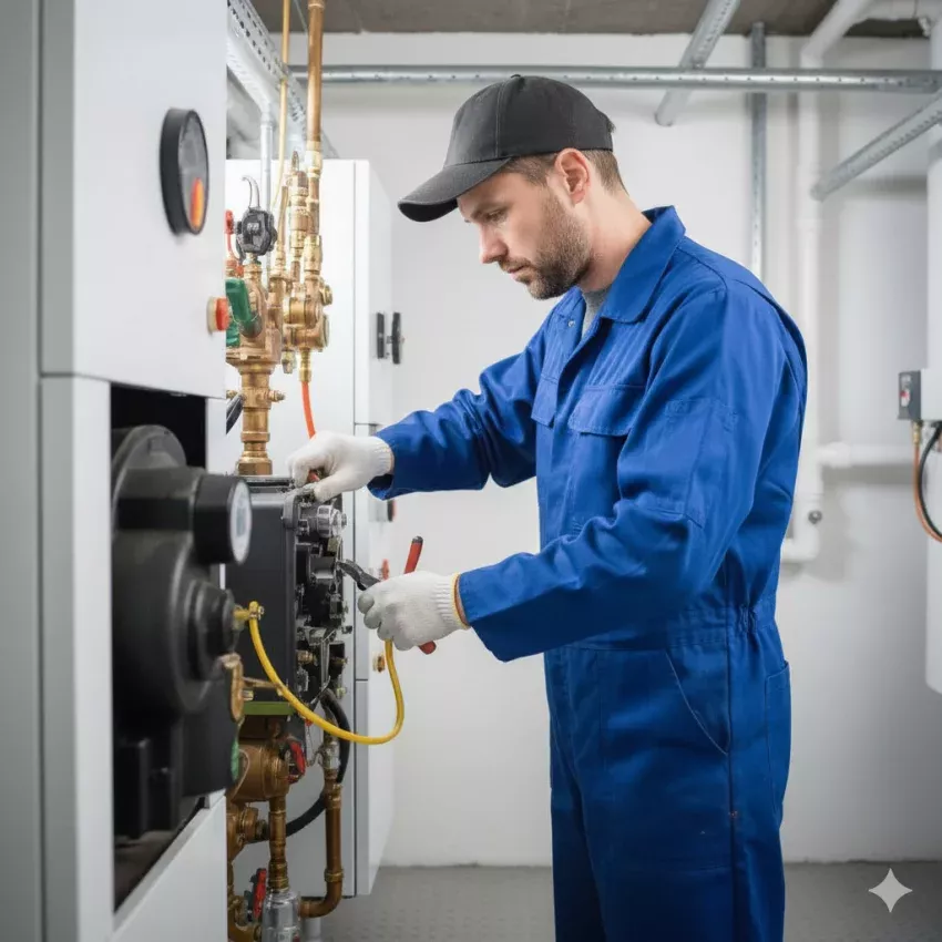 Imagen representativa de la reparación de calderas de gasoil, ofreciendo asistencia profesional y rápida para hogares y negocios en Asturias.