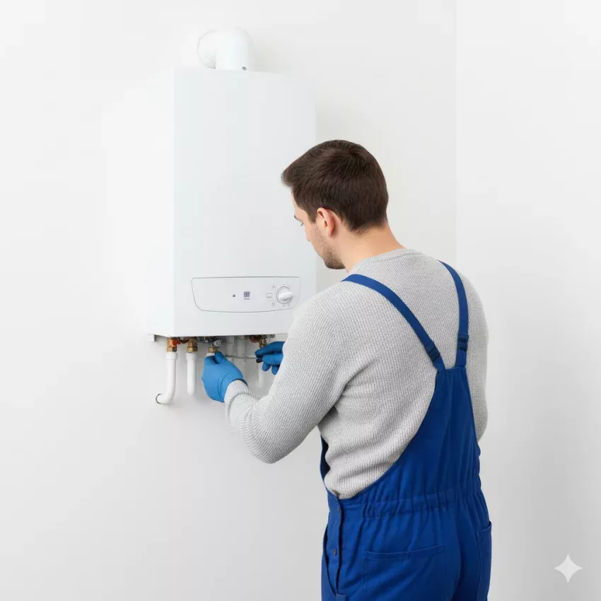 Imagen representativa del servicio de cambio de calderas de gasoil, con instalación profesional para garantizar eficiencia y seguridad en hogares y negocios en Asturias.